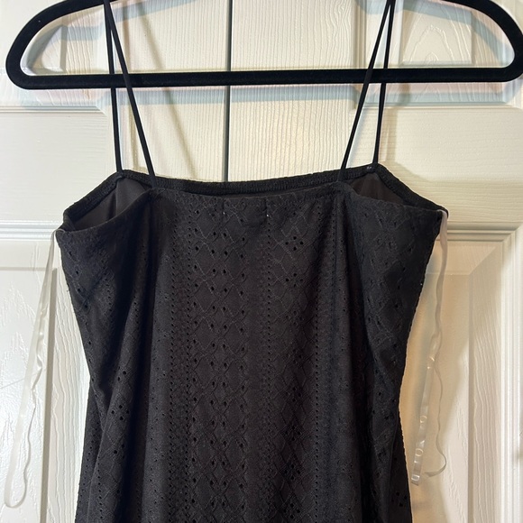 Rue21 Bodycon Dress Black Large Stretch Lined Spaghetti Strap Midi - Picture 12 of 14